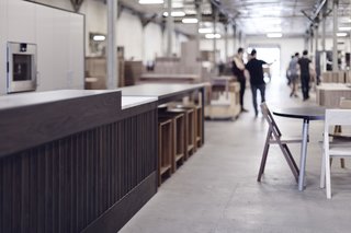 What Goes On Behind-the-Scenes at Henrybuilt’s Seattle Test Kitchen - Photo 3 of 8 - Having the test kitchen in such close proximity to the production floor—literally sharing the same space—allows Henrybuilt to implement improvements quickly and effectively. Though this requires a little extra cleaning, it emphasizes the connection between the people building the product and those actually using it.