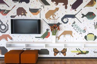 Designtex mined the Charley Harper graphic archives with the help of designer and author Todd Oldham, who worked closely with Charley during his later years and is currently the steward of the Harper archive, to develop a line of contract-friendly textiles and wallcoverings. The collection launched in 2013.