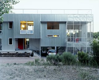 Abiquiu Debut - Photo 2 of 10 - Thanks to passive solar and radiant floors, the metal-clad home is comfortable year-round.