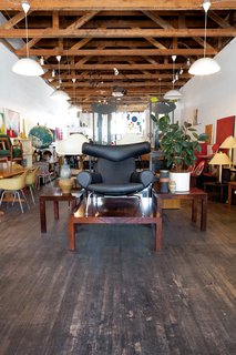 Utah Bound - Photo 3 of 4 - He’s also found rosewood Milo Baughman tables <br><br>and an Ox Chair designed by Hans Wegner.