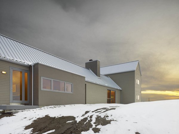 Rendely, who is also a product designer, prides herself on the way the house sits in the landscape like an object, as The Farm was her attempt to create architecture as sculpture. The residents are happy they have their rural retreat with a barn-inspired profile. "This is much more interesting than if it were white and flat," they said when it was finished.
Don't miss a word of Dwell! Download our FREE app from iTunes, friend us on Facebook, or follow us on Twitter! Photo 8 of The Farm modern home