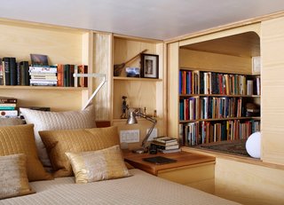 Space-Saving Wood-Paneled Apartment in Manhattan - Photo 2 of 8 -