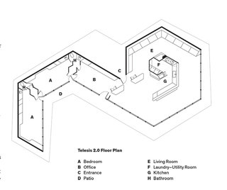 The Midcentury Home That Maintains Its Quirkiness After All These Years - Photo 9 of 9 - Telesis 2.0 Floor Plan