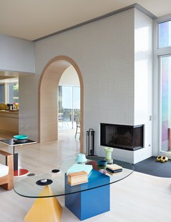 Thank Sottsass for the Most Memphis House Imaginable - Photo 4 of 14 - Adrian designed the Basic coffee table.
