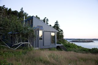 This quaint cabin is located on Ragged Island, 20 miles off the coast of Maine. Photo by: Eirik Johnson