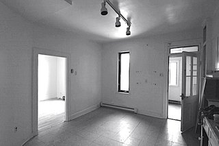This view shows how the space was previously divided.