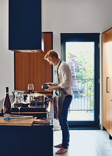 The spacious kitchen makes it ideal for entertaining.