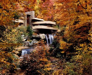 Fallingwater in Mill Run, Pennsylvania, 1935 