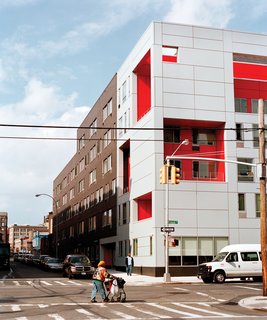 "Do you really like your building?" the Brook’s director, Paul Pavon, was asked by an acquaintance, who compared the appearance of the 90,000-<br><br>square-foot supportive housing development in New York’s famously blighted South Bronx to that of the Tetris video game. Indeed he does: "If you walk around this neighborhood, not too many buildings look like this. So there’s some kind of pride when the tenants come home."