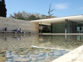 The German Pavilion at the Barcelona Expo 1929 by Mies Van der Rohe is one of the most important buildings in the flowering of modernism.