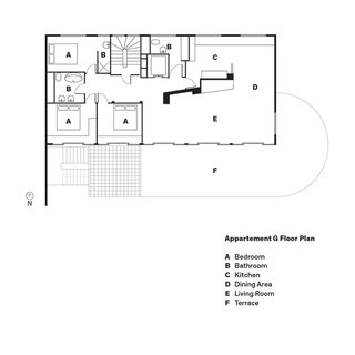 Modern Home Furnished With Flea Market Finds - Photo 14 of 17 - Appartement G Floor Plan