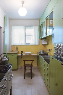 The Frankfurt kitchen, designed by Austrian architect Margarete Schütte-Lihotzky, was one of the first kitchens designed as a complete and efficient system.