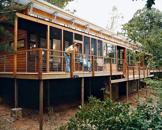 Part of the Plan - Photo 4 of 4 - Jelle birdwatches while Eileen rests on the deck.