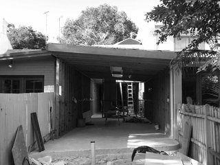 Renovated 19th-Century Terrace House Merges with the Outdoors - Photo 2 of 7 - "You can never entirely rely on a set of drawings with the type of projects I work on, as a mountain of unexpected issues arise," Abicic explains. In this case, demolition unearthed remnants of previous structures that required careful removal. The architect also learned he needed to replace the home’s decrepit sewage pipes and upgrade fireproofing to the neighboring building.