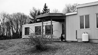 The Midcentury Spirit is Alive and Well in This Hudson Valley Escape - Photo 9 of 11 - On the house’s south side, Jordan excised the covered porch.