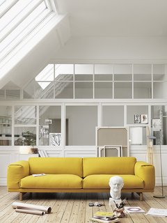 25 Bold Ways to Decorate with Yellow - Photo 12 of 25 - Rest sofa by Anderssen & Voll for Muuto (2011)