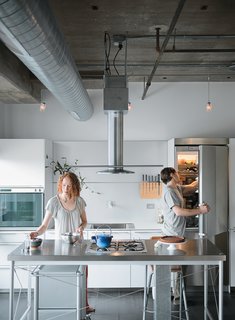Chelsea and Arthur Jackson renovated their fourth-floor condominium to include a custom Bulthaup kitchen.