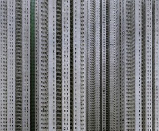 Megacity Living in Hong Kong: Architecture of Density - Photo 4 of 7 - Cropping the sky and horizons out of the images gives the buildings the illusion of what Wolf calls "unlimited size"—the possibility that they could be more than 100 stories tall, and perhaps a mile or more long. Photo by Michael Wolf, courtesy of the Flowers Gallery.