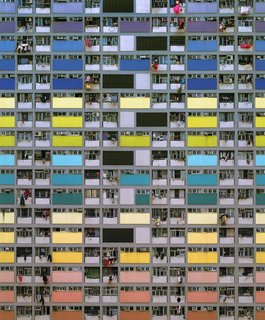 Megacity Living in Hong Kong: Architecture of Density - Photo 7 of 7 - Wolf exhibits large prints that are either 48 by 64 inches or 70 by 90 inches, emphasizing the immense scale of the buildings. Photo by Michael Wolf, courtesy of the Flowers Gallery.