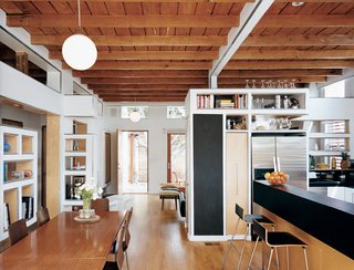 Casa Study House #1 - Photo 2 of 10 - The house features thick walls with deep shelves carved into them, intended to save space and convey the solidity of Spanish-style houses.