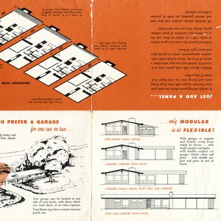 Exhibit Celebrates Pioneers of St. Louis Suburban Modernism - Photo 2 of 9 - Another page of the brochure. Image courtesy of Maryville University.
