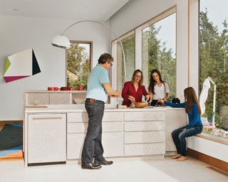 An Arctic White Kitchen Renovation in Connecticut - Photo 1 of 6 -