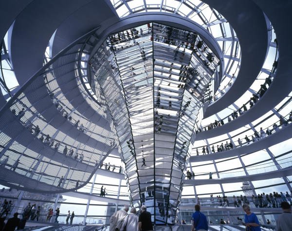 The Reichstag by Norman Foster. Image copyright Nigel Young, courtesy of the Royal Institute of British Architects.