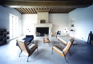 Architect Massimiliano Fuksas and his wife Doriana, also a designer, split their time between Paris and Rome. 