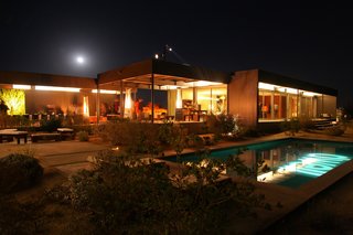 Kristopher Dukes and Matt Jacobsen's Marmol Radziner Desert Prefab home was the perfect backdrop for the dinner and continued discussion of The Future of Mobility.