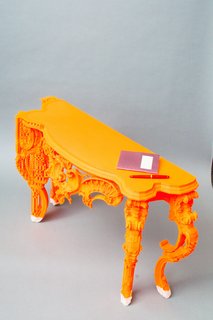 Sideboard designed and fabricated with BigRep Printer.