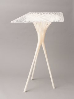 Another table designed by Lukas Oehmigen with the BigRep Printer, which was shown as part of the Designing with Nature show at the Architecture Foundation London.