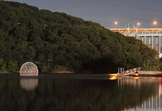 SLO Architecture's Dwell Vision Award–Winning Design - Photo 1 of 5 - SLO Architecture’s Harvest Dome 2.0 was installed at the Inwood Hill Park inlet in northern Manhattan from July 31 to September 3, 2013.