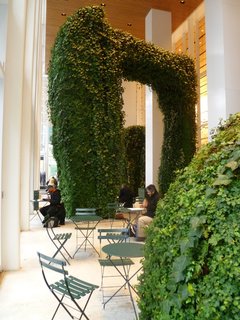 Urban Garden for Durst Organization, Bank of America building, New York, NY, 2010. Landscape design: Margie Ruddick with WRT. Artist: Dorothy Ruddick. Design architecture: Cook + Fox Architects; Architect of record: Adamson. Fabricator: Mosaiculture Internationale de Montréal. Photo: Sam Oberlander