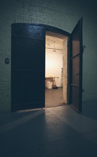 Innovative Workspaces Across Chicago - Photo 18 of 23 - Entrance to the Post Family workspace, the design collective's home on Hubbard street in the West Town neighborhood.