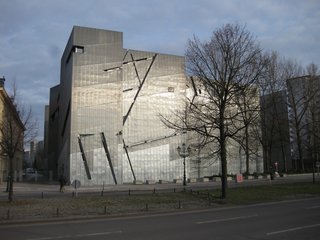 10 Inspiring Modern Memorials - Photo 4 of 10 - 4. Jewish Museum Berlin (Berlin, Germany): Designed by Daniel Libeskind<br><br>The master architect crafted a stunning, emotive statement about Jewish life and loss in Berlin. Within the reinforced concrete alleys, hallways and gardens of this structure stand evocative structures (the abstracted Star of David, the grid of pillars in the Garden of Exile, the 66-foot-tall Holocaust Void) that translate experience into space. Photo by Goodnight London.