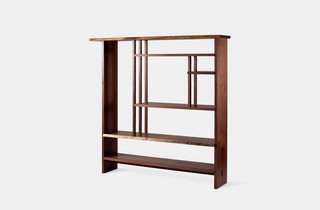 Chigaindana Shelf<br><br>Initially built for Widdicomb-Mueller in the ‘60s, these Mondrian-like forms draw inspiration from Japanese architecture. Photo courtesy George Nakashima Woodworker, S.A.