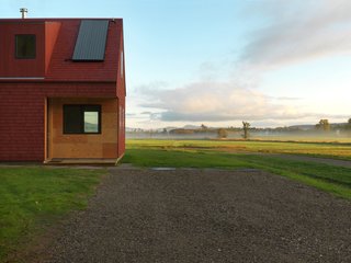 "Architecture exists through states of contrast; the building as a bridge between a wooded forest and a field, a strong roof line against a backdrop of trees or mountains. In these states of contrast we truly start to see where we live." -Architect Steve Kredell