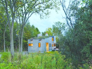 At home in the woods that surround it, the Nature Preserve House among John McLeod's favorite projects. It is also his current residence.