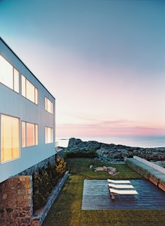 While the first home Gropius constructed in the United States was his own home in Lincoln, Massachusetts, his first official commission was the Hagerty House in Cohasset, Massachusetts. Photo by Dean Kaufman.