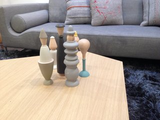 Propeller Moder<br><br>Owner Lorn Dittfeld loves Eames as much as the next guy, but wanted to focus on challenging, contemporary designers. You can see the Rorschach Coffee Table, Canyon Sofa and figures by Niels Lofstrom.