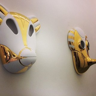 Milan Design Week: Day Two - Photo 6 of 14 - Masks by Jaime Hayon, glimpsed in Ventura Lambrate.