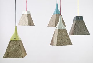 Pulplites Lamps<br><br>Jasna Sokolovic and Noel O’Connell of Vancouver, who work under the name Dear Human, fashioned these colorful lights by adapting their ceramics skills to a new medium.<br><br>"The paper dictates the end results," O’Connell says of the 80 percent recycled lamps. "It’s a new medium to try something different."<br><br>Photos courtesy of Dear Human.