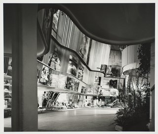 Finnish Pavilion, 1939 World's Fair, designed by Alvar Aalto. Gelatin silver print. Carnegie Museum of Art, Purchase: gift of the Drue Heinz Trust. Image courtesy of the Carnegie Museum of Art, copyright Ezra Stoller/Esto, Yossi Milo Gallery.
