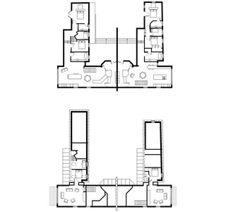 This Farmhouse is a Cor-Ten Steel-Clad Dream - Photo 11 of 11 - A KitchenB Dining RoomC LoungeD Master BedroomE BedroomF Bathroom G Bridge