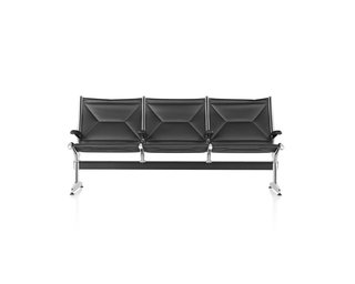 Eames Airport Seating<br><br>Developed for O'Hare Airport in 1962, Eames Tandem Seating epitomizes rational, situation-specific design, and is probably the most popular chair designed by the Eames.<br><br>Photo courtesy Herman Miller