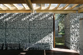 The Herbsts designed the home with a covered terrace to encourage outdoor living in the island’s temperate climate.