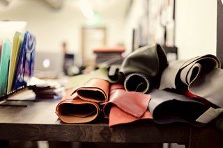 Shinola has expanded its space in Detroit's Argonaut Building to include leather manufactuirng. The company sources most of its raw materials from tanneries in Chicago, Maine, and Pennsylvania. Photo courtesy of Shinola.