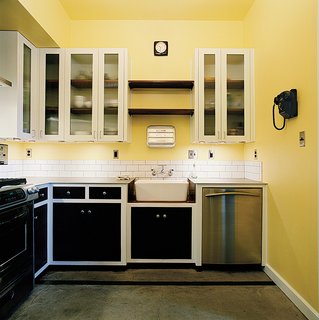 Salvage Love - Photo 3 of 10 - Almost every element of the interior—from the kitchen cabinetry to the art on the walls—was created by Dollahite himself.