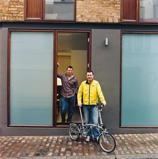The couple both cycle to work, thus avoiding the crush of London’s public transport. The Brompton fold-up is not only a design classic but one of the most popular cycles in London—though it is also a favorite of bicycle thieves.