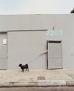 Light Box - Photo 7 of 7 - Except for adding a coat of grayish paint and stenciled numbers, Beck changed little about the building’s façade.